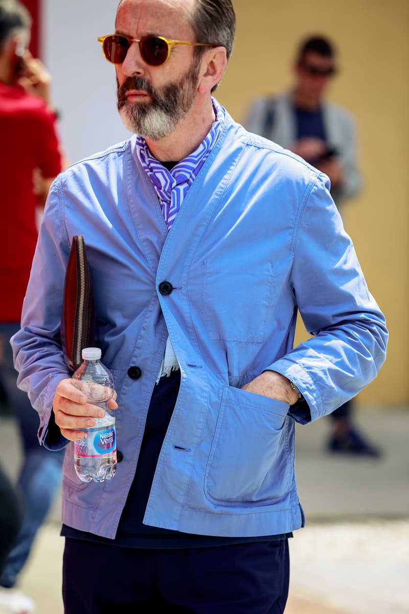 Pitti Uomo 96 spring/summer 2020 street style prada off white undercover takahiromiyashita the soloist florence london fashion week street snaps best off