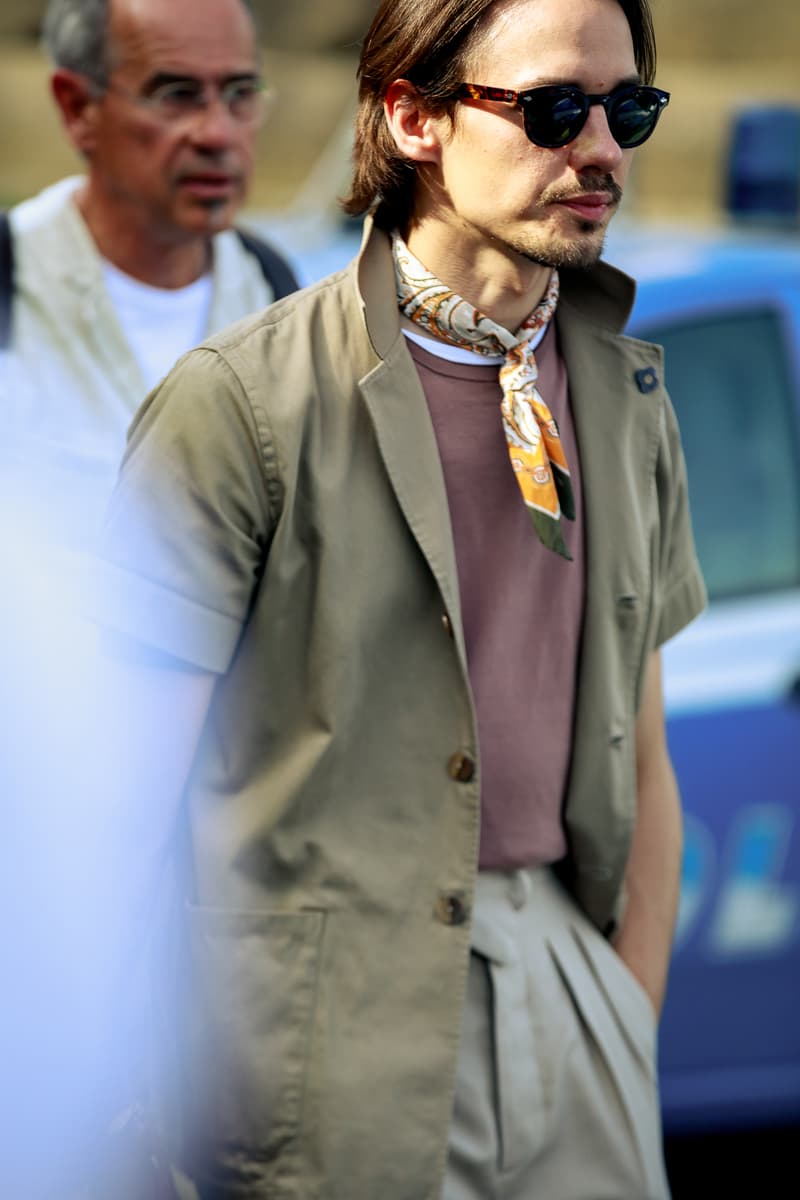 Pitti Uomo 96 spring/summer 2020 street style prada off white undercover takahiromiyashita the soloist florence london fashion week street snaps best off