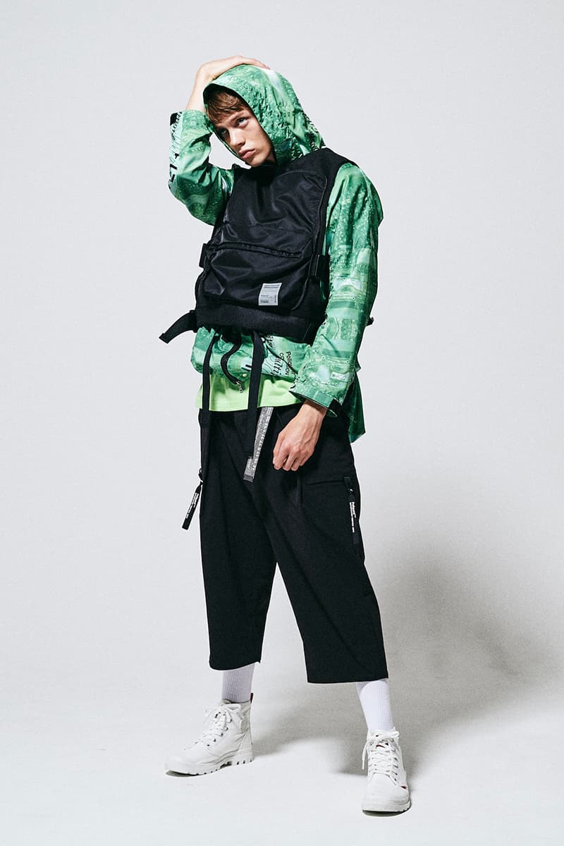 POLIQUANT Spring Summer 2020 Collection YOU MESS ME technical garments gore-tex lining modular backpack jacket tactical vest straps multi-paneled Lookbook