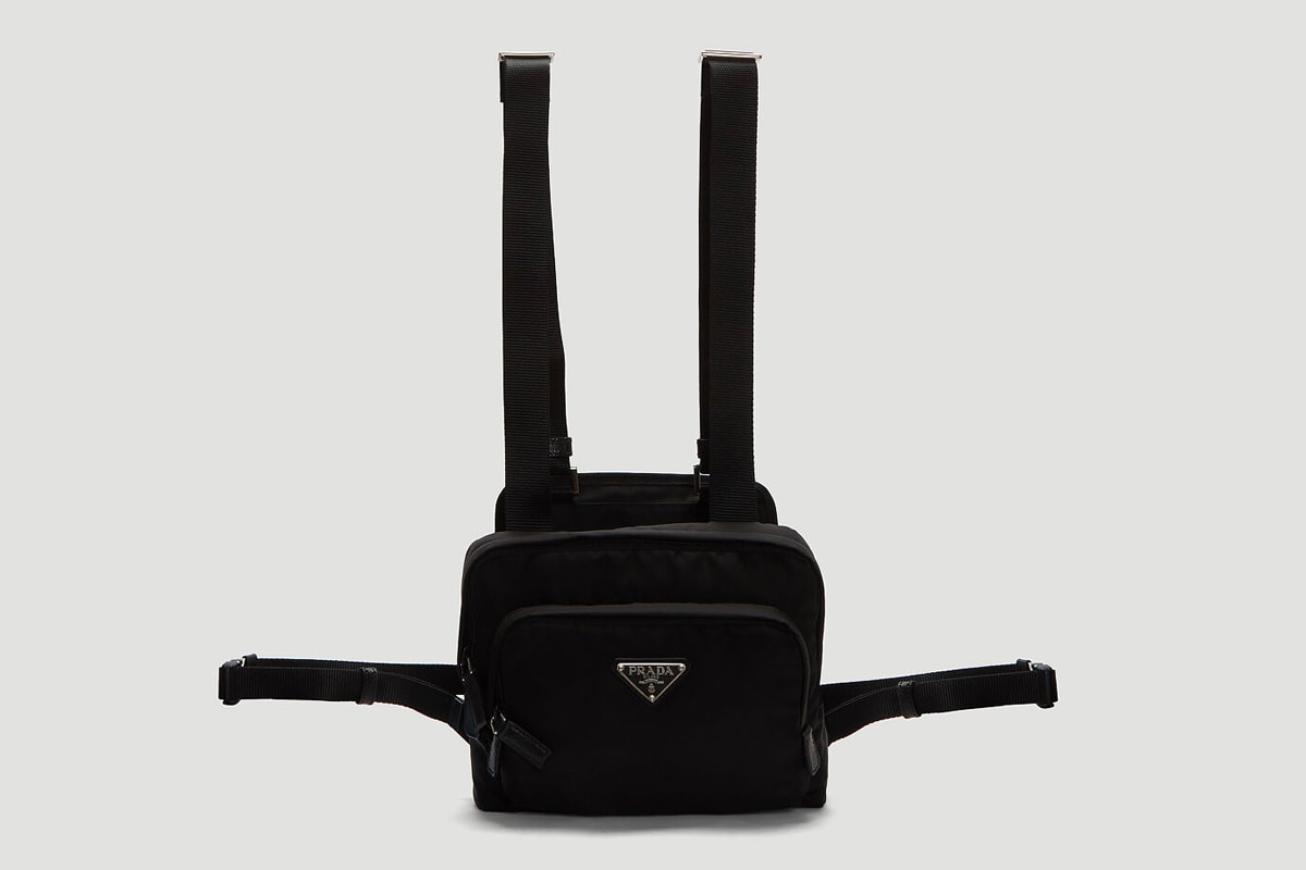 Prada Nylon Harness Bag Release Black Info 2019