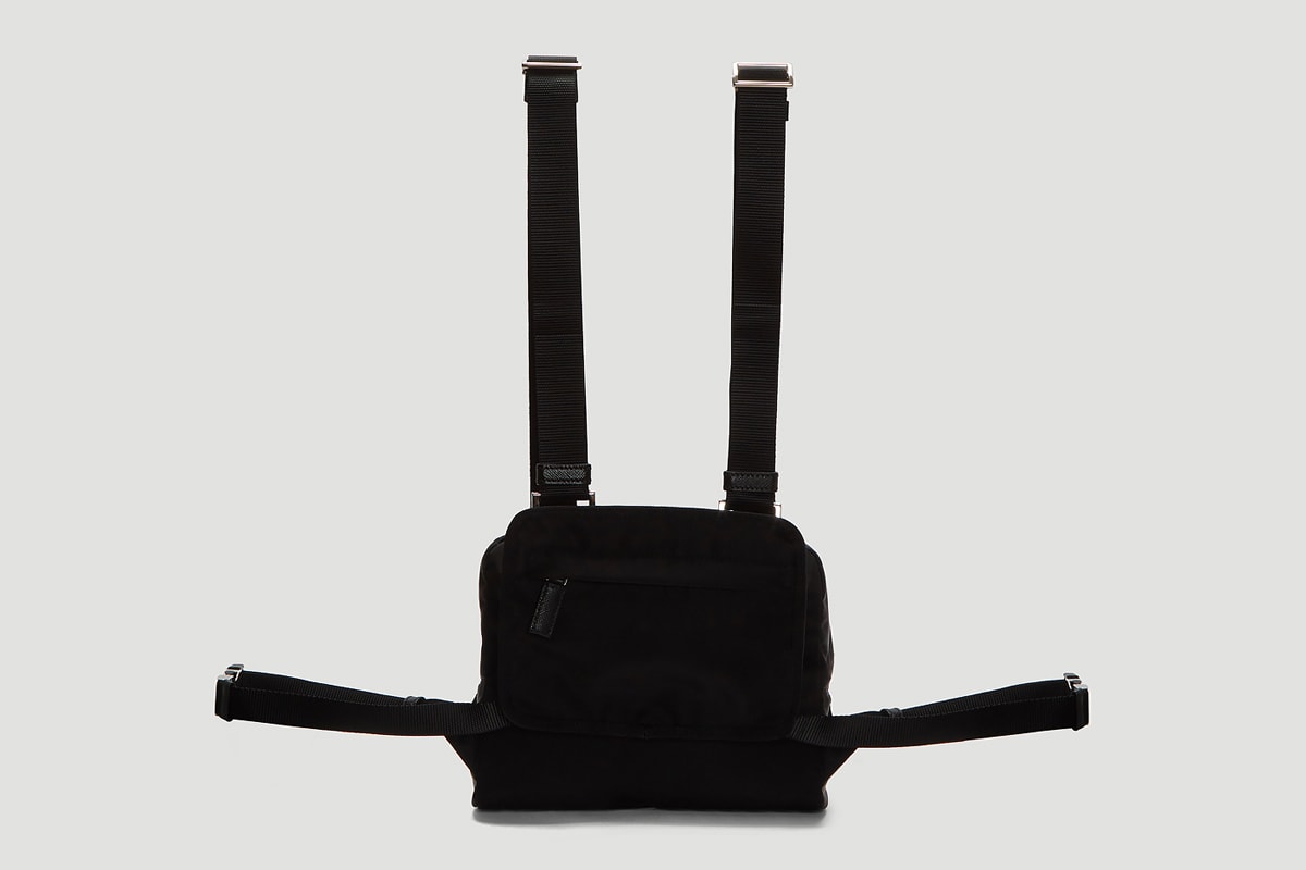Prada Nylon Harness Bag Release Black Info 2019