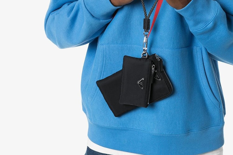 Prada Masters Mini Bag Trend With Nylon Pocone Lanyard Set