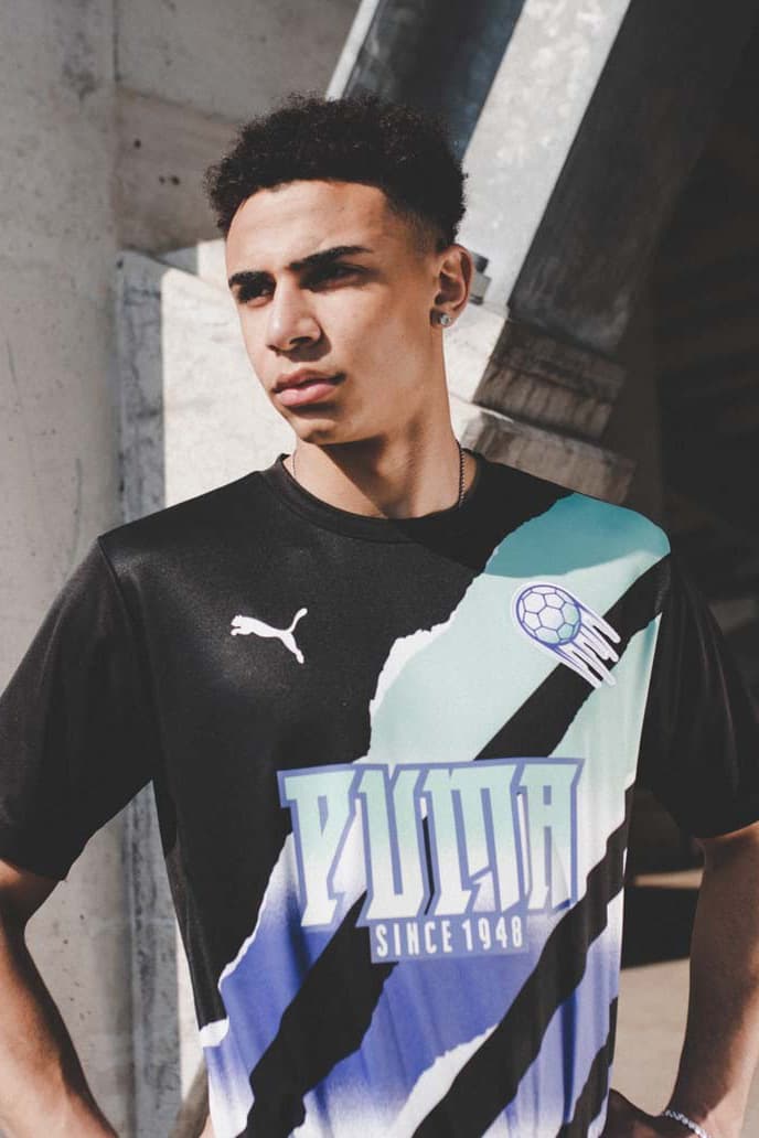 PUMA "Jersey Pack" Spring/Summer 2019 Lookbook football soccer footy kit stripes graphics designs 