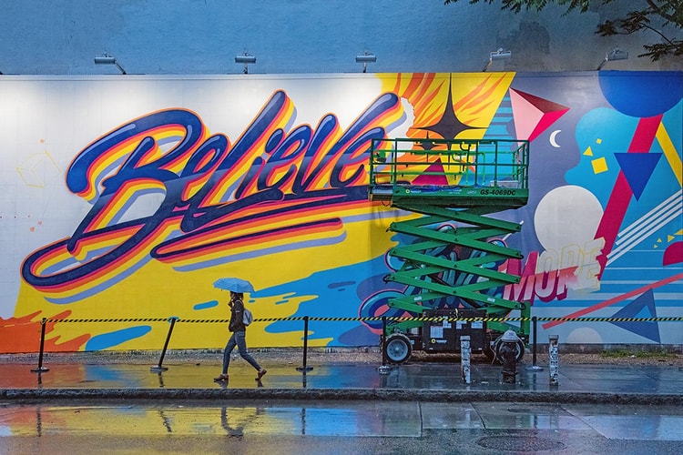 Queen Andrea Takes Over Houston Bowery Wall With New 'Believe' Mural