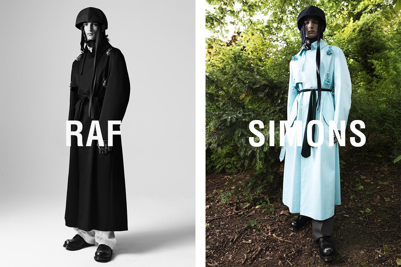 raf simons willy vanderperre olivier rizzo fall/winter 2019 campaign imagery collection details closer look lookbook release information