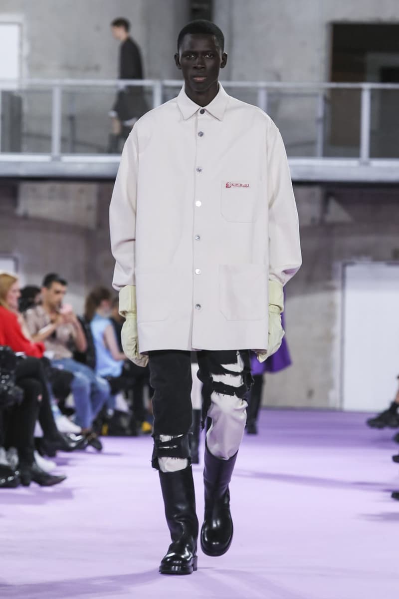 Raf Simons Spring/Summer 2020 Runway Collection paris fashion week pfw ss20 menswear presentation show