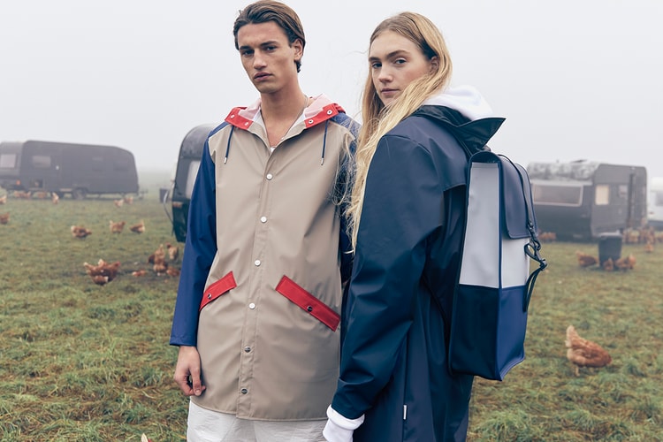 RAINS References '80s Hip-Hop Scene for Colorblocked Pre-Fall 2019 Collection