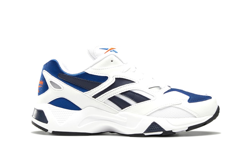 Reebok Aztrek 96 Spring Summer 2019 SS19 Colorways White/Royal Faux Suede OG Retro Revive X Shape Toe Chunky Sneaker Release Information Drop Date Buy Cop Online