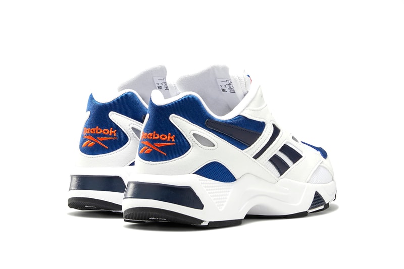 Reebok Aztrek 96 Spring Summer 2019 SS19 Colorways White/Royal Faux Suede OG Retro Revive X Shape Toe Chunky Sneaker Release Information Drop Date Buy Cop Online