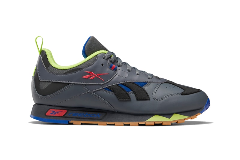 Reebok Classic Leather RC 1 0 1983 silhouette True Grey 7 Black Chalk Skull Grey White Regal Purple soft leather runner