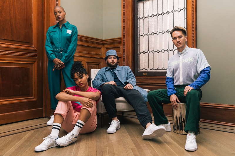 Reebok club c event new york city lillies victorian establishment singer/songwriter Nick Hakim, photographer Adrienne Raquel, stylist Taylor Okata and painter Monica Hernandez