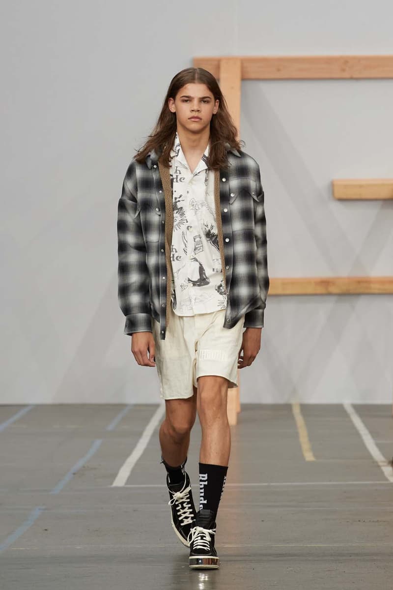 RHUDE spring summer 2020 collection runway paris fashion week 2019 mens runway collection backstage Rhuigi Villaseñor pfw ss20