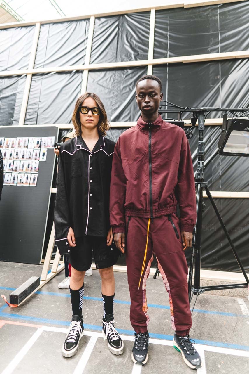 RHUDE spring summer 2020 collection runway paris fashion week 2019 mens runway collection backstage Rhuigi Villaseñor pfw ss20