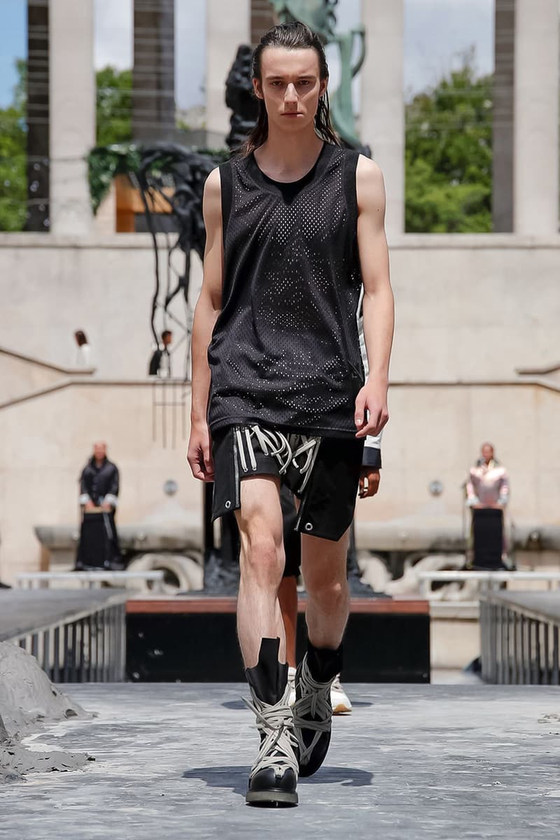 Rick Owens Spring/Summer 2020 Paris Fashion Week Men's SS20 Runway Collection Looks Tailoring Iridescent Coats Suits Streetwear Avant Garde