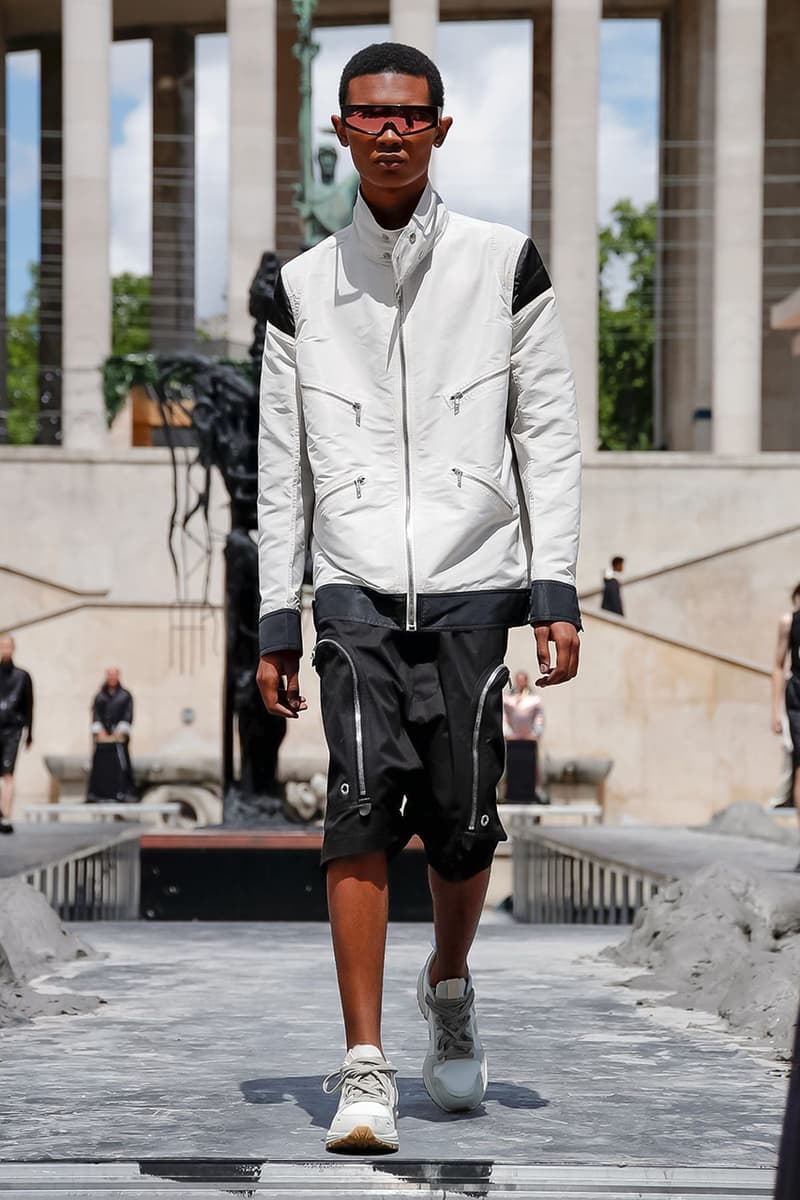 Rick Owens Spring/Summer 2020 Paris Fashion Week Men's SS20 Runway Collection Looks Tailoring Iridescent Coats Suits Streetwear Avant Garde