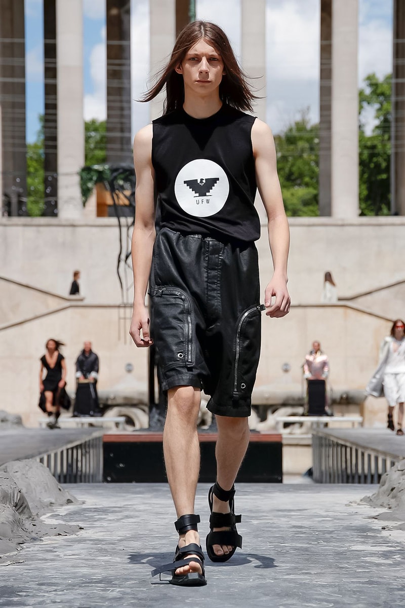Rick Owens Spring/Summer 2020 Paris Fashion Week Men's SS20 Runway Collection Looks Tailoring Iridescent Coats Suits Streetwear Avant Garde