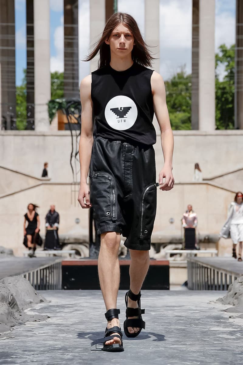 Rick Owens Spring/Summer 2020 Paris Fashion Week Men's SS20 Runway Collection Looks Tailoring Iridescent Coats Suits Streetwear Avant Garde