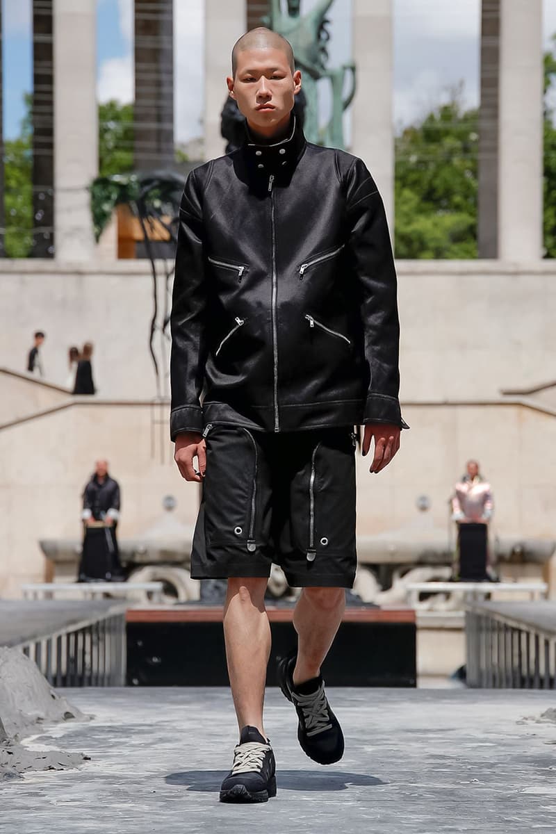 Rick Owens Spring/Summer 2020 Paris Fashion Week Men's SS20 Runway Collection Looks Tailoring Iridescent Coats Suits Streetwear Avant Garde