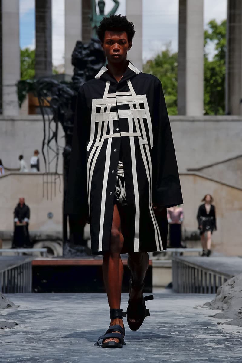 Rick Owens Spring/Summer 2020 Paris Fashion Week Men's SS20 Runway Collection Looks Tailoring Iridescent Coats Suits Streetwear Avant Garde