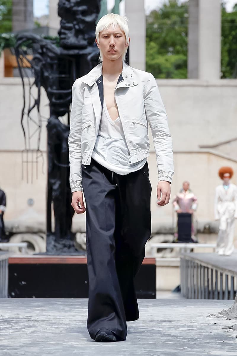 Rick Owens Spring/Summer 2020 Paris Fashion Week Men's SS20 Runway Collection Looks Tailoring Iridescent Coats Suits Streetwear Avant Garde