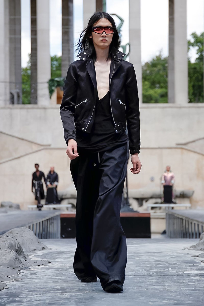 Rick Owens Spring/Summer 2020 Paris Fashion Week Men's SS20 Runway Collection Looks Tailoring Iridescent Coats Suits Streetwear Avant Garde