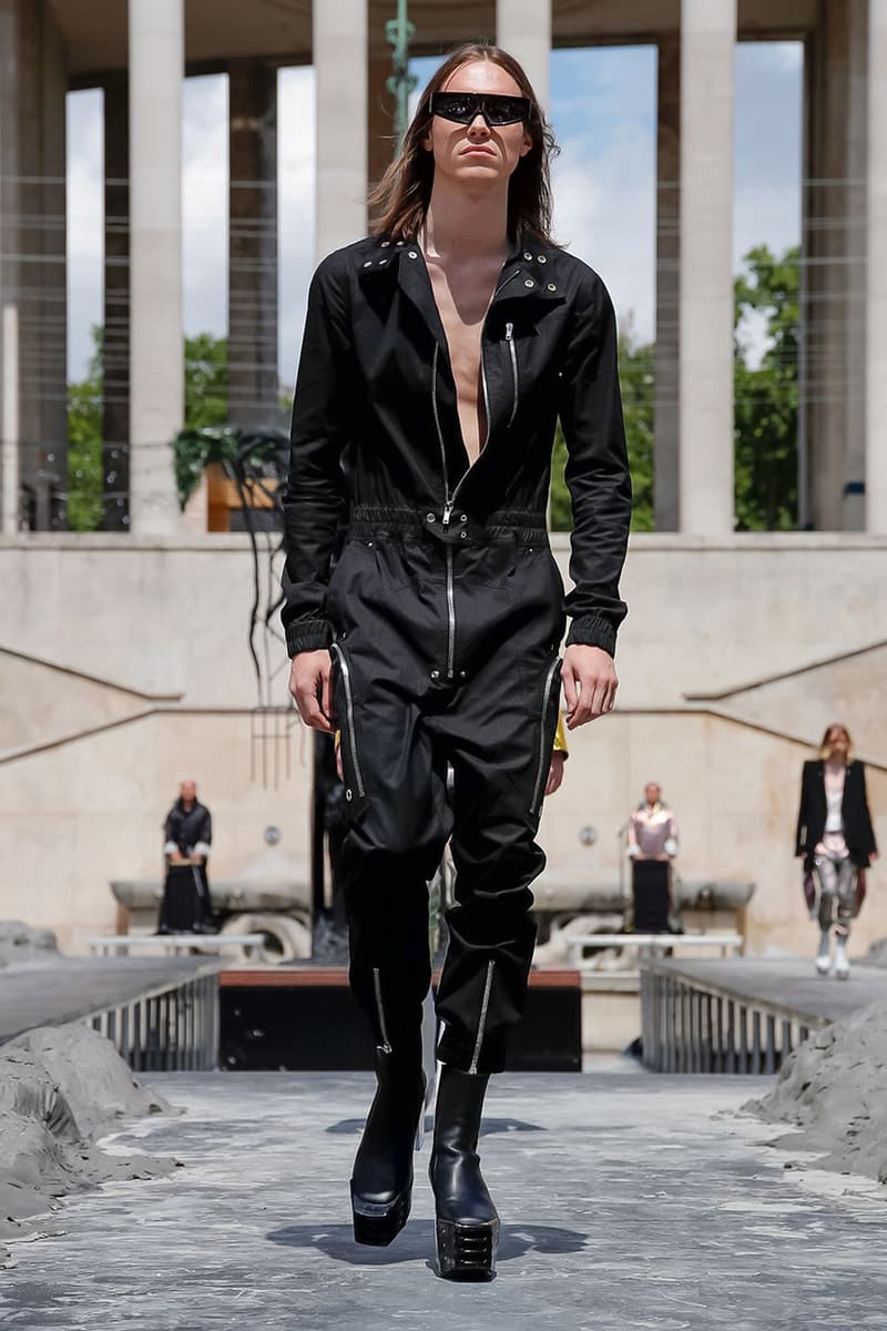 Rick Owens Spring/Summer 2020 Paris Fashion Week Men's SS20 Runway Collection Looks Tailoring Iridescent Coats Suits Streetwear Avant Garde