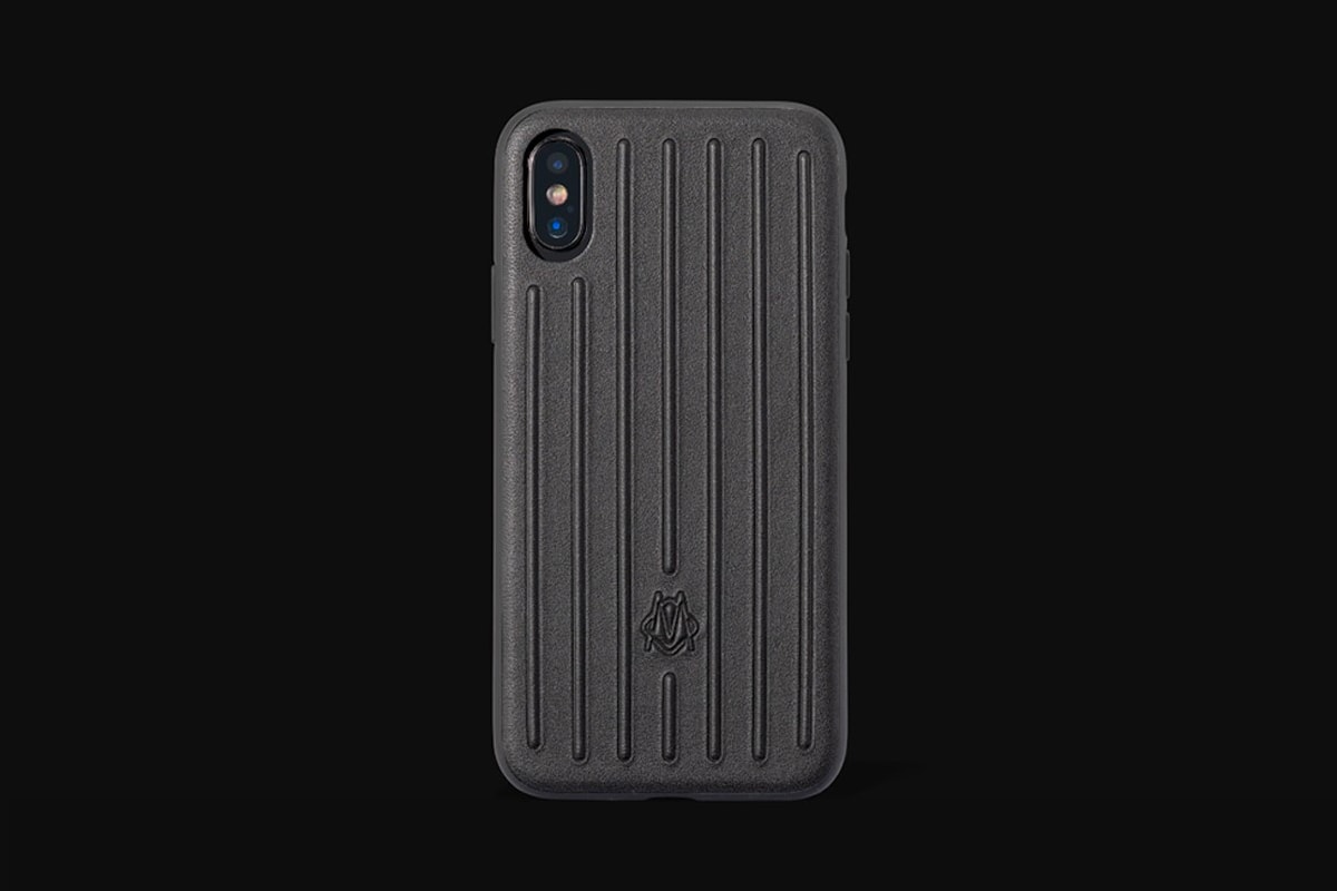 RIMOWA Leather Groove iPhone Case Release Apple XS Max Black