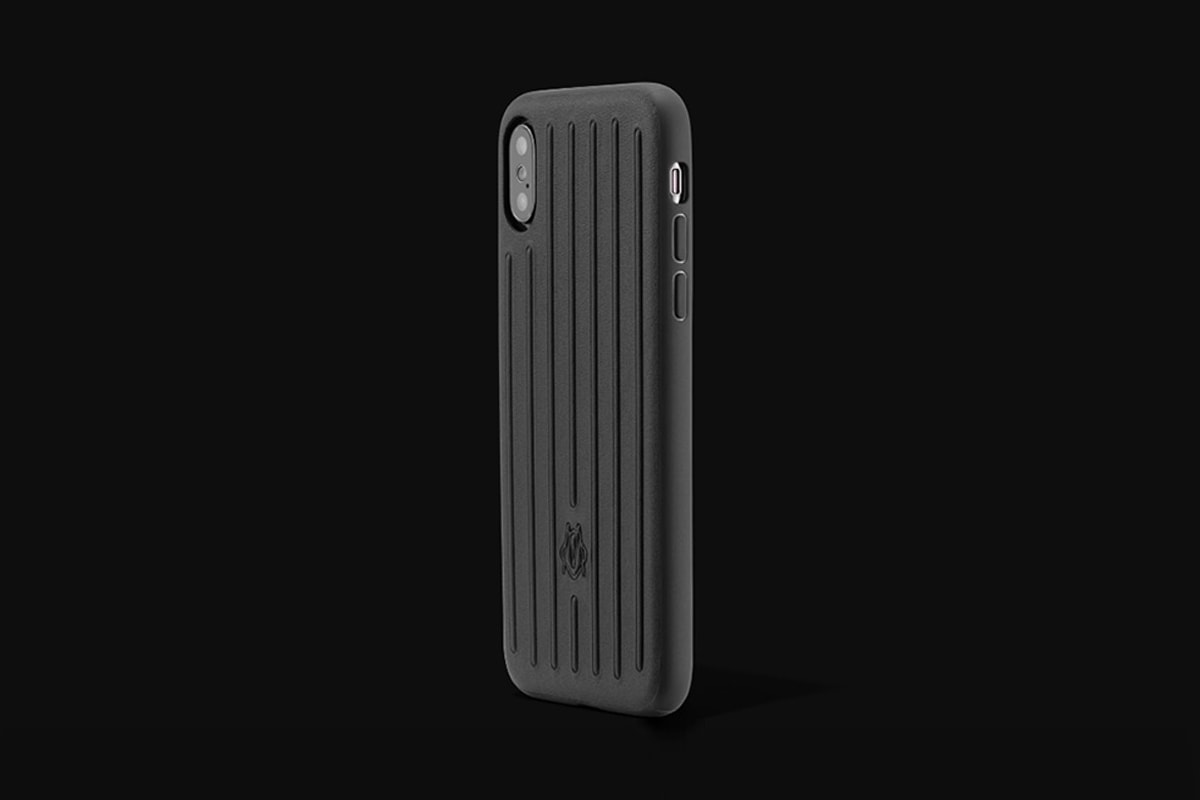 RIMOWA Leather Groove iPhone Case Release Apple XS Max Black
