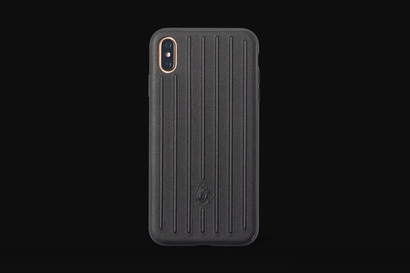 RIMOWA Leather Groove iPhone Case Release Apple XS Max Black