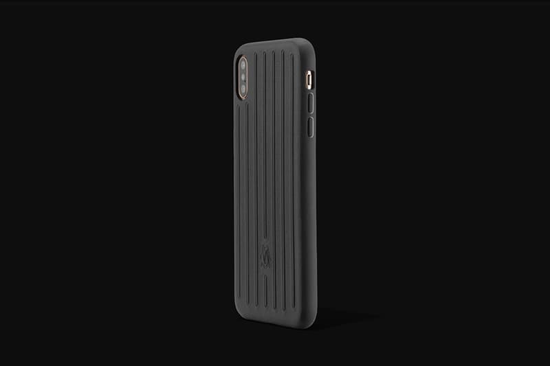 RIMOWA Leather Groove iPhone Case Release Apple XS Max Black