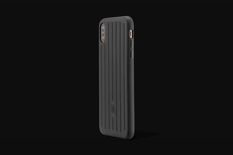 RIMOWA Leather Groove iPhone Case Release Apple XS Max Black