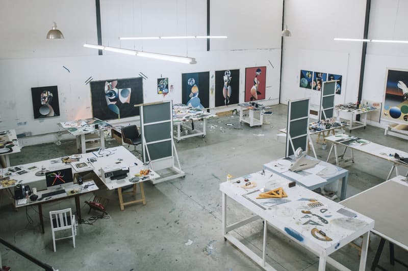 Ryan Hewett New Paintings Unit London South African Cape Town Portrait Faces Forms Figures abstract deconstruct dissect mayfair