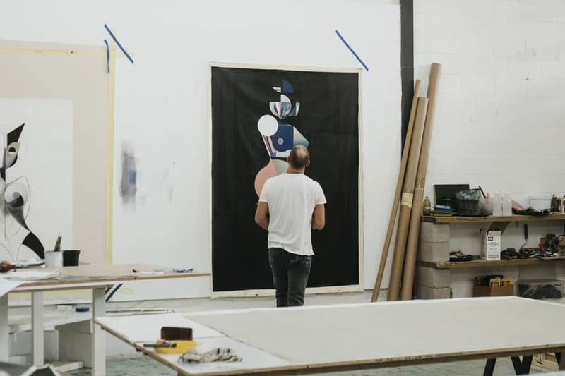 Ryan Hewett New Paintings Unit London South African Cape Town Portrait Faces Forms Figures abstract deconstruct dissect mayfair