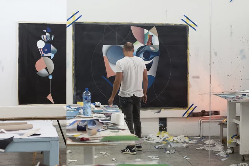 Ryan Hewett New Paintings Unit London South African Cape Town Portrait Faces Forms Figures abstract deconstruct dissect mayfair