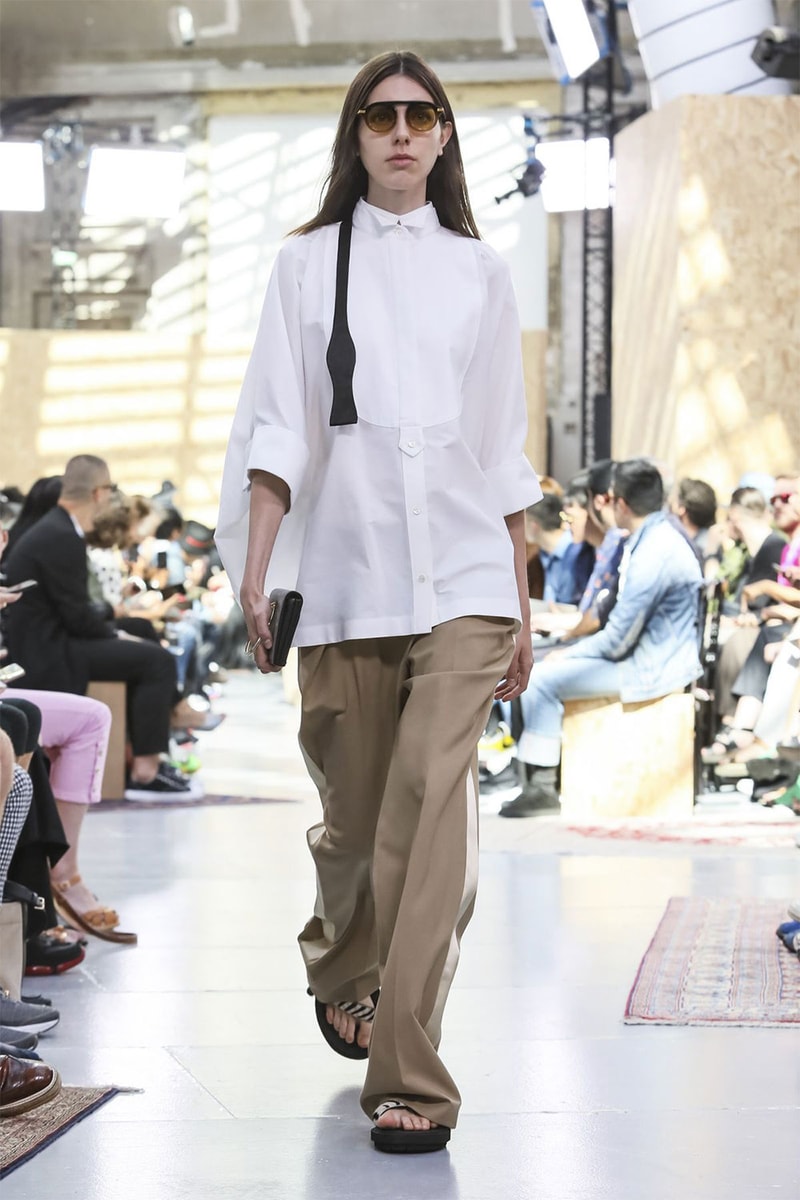 Sacai Paris Fashion Week Mens SS20 Runway Presentation military Chitose Abe