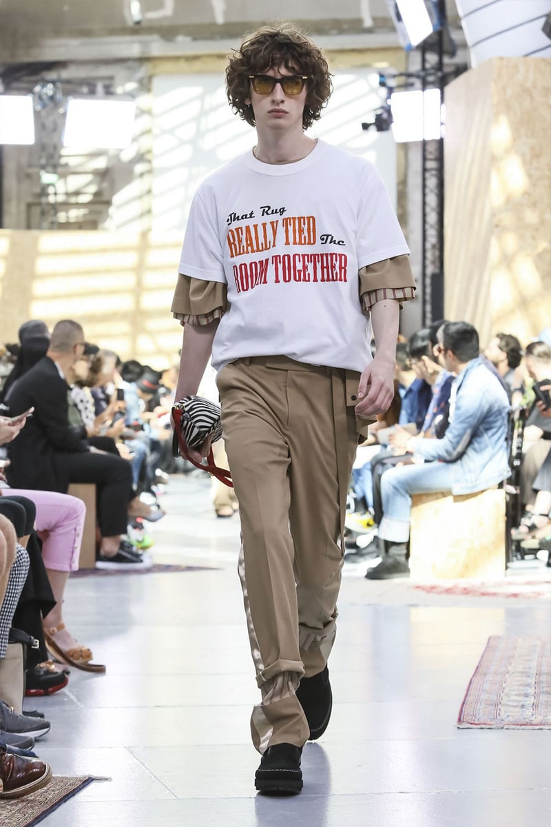Sacai Paris Fashion Week Mens SS20 Runway Presentation military Chitose Abe