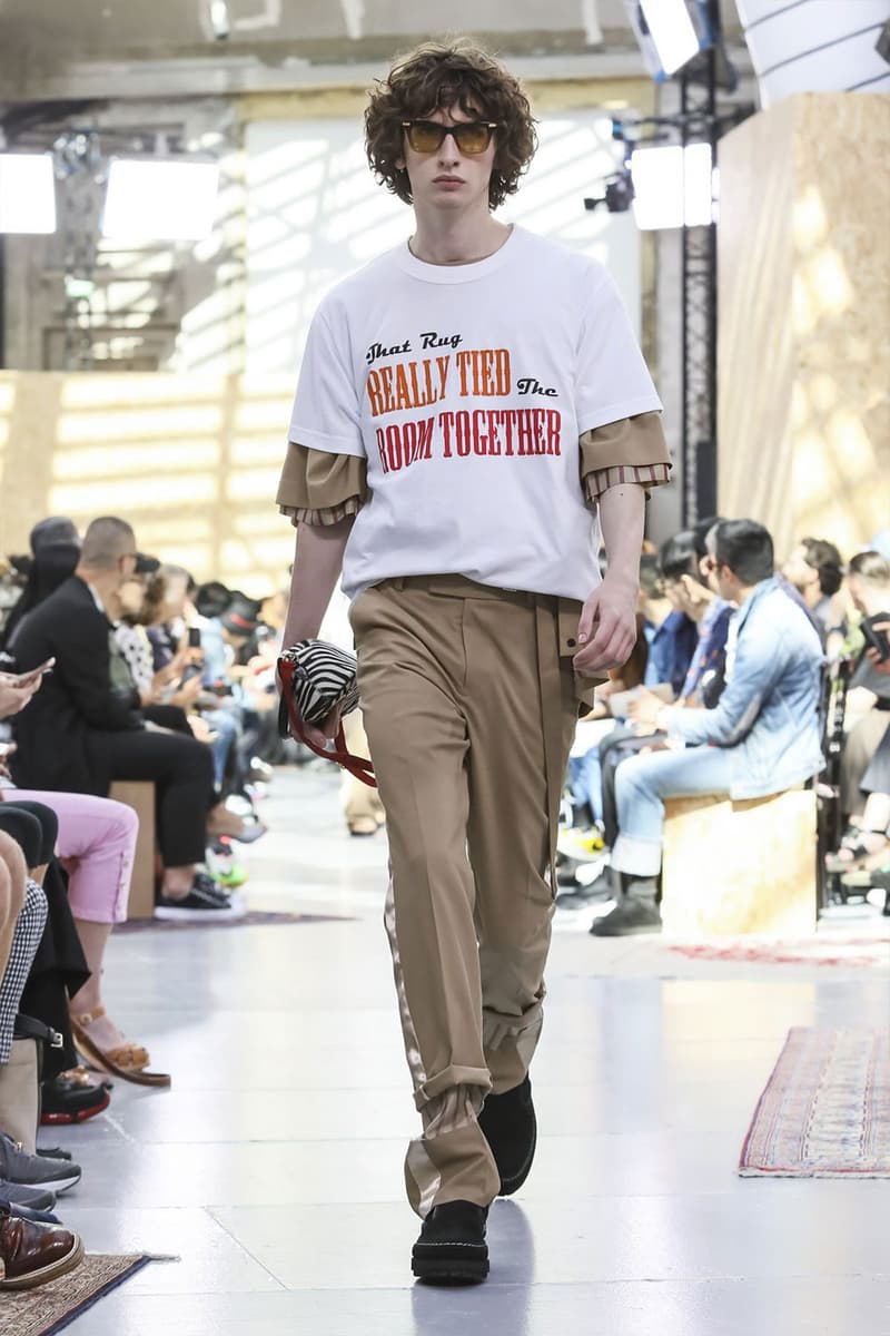 Sacai Paris Fashion Week Mens SS20 Runway Presentation military Chitose Abe