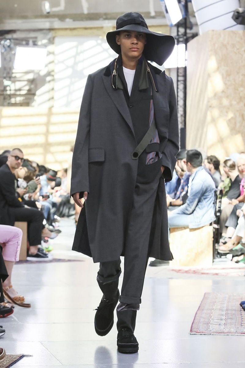 Sacai Paris Fashion Week Mens SS20 Runway Presentation military Chitose Abe