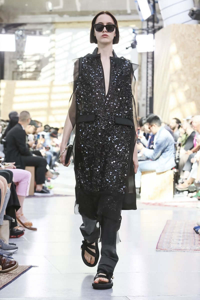 Sacai Paris Fashion Week Mens SS20 Runway Presentation military Chitose Abe