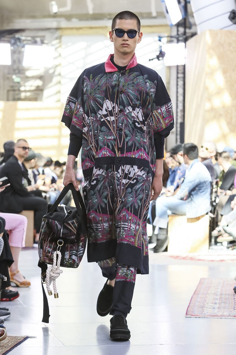Sacai Paris Fashion Week Mens SS20 Runway Presentation military Chitose Abe