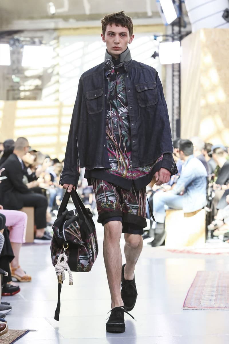 Sacai Paris Fashion Week Mens SS20 Runway Presentation military Chitose Abe