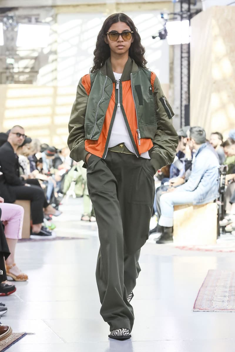 Sacai Paris Fashion Week Mens SS20 Runway Presentation military Chitose Abe