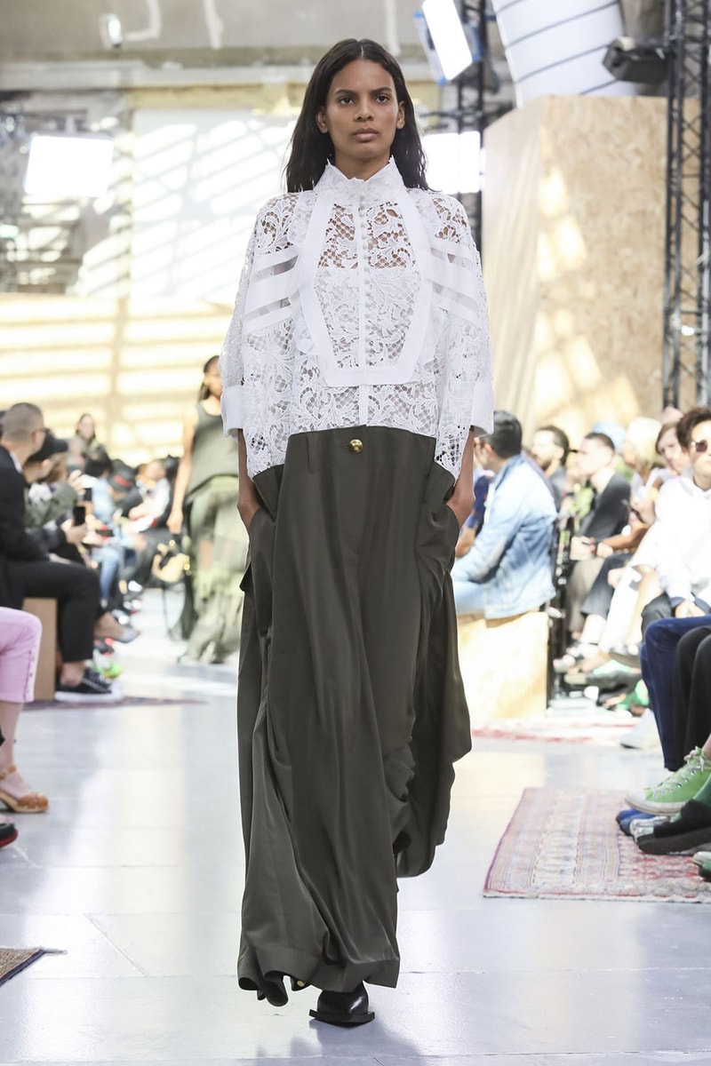 Sacai Paris Fashion Week Mens SS20 Runway Presentation military Chitose Abe