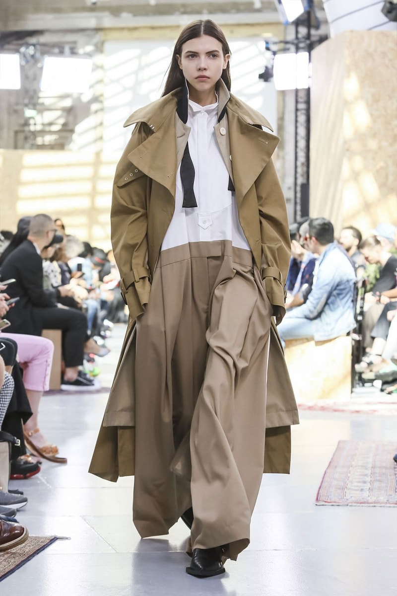 Sacai Paris Fashion Week Mens SS20 Runway Presentation military Chitose Abe