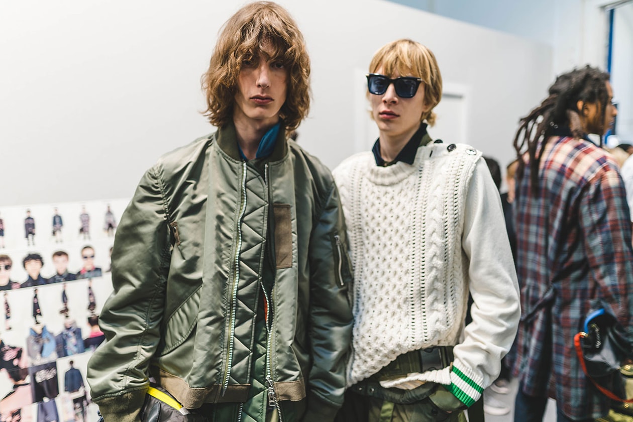 Sacai Paris Fashion Week Mens SS20 Runway Presentation military Chitose Abe