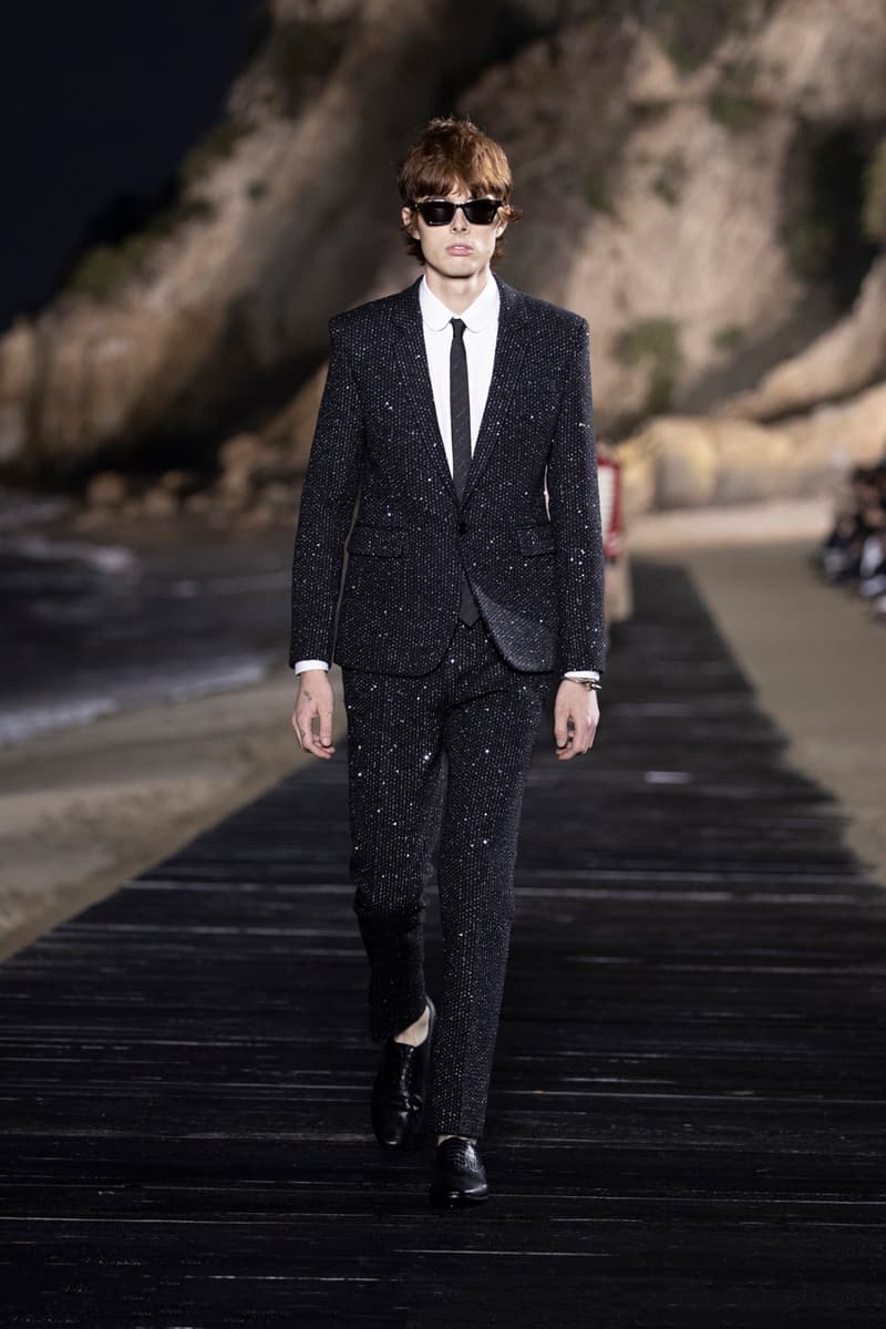 Saint Laurent Spring/Summer 2020 Collection runway ss20 fashion week presentation anthony vaccarello menswear