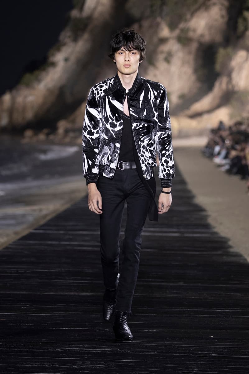 Saint Laurent Spring/Summer 2020 Collection runway ss20 fashion week presentation anthony vaccarello menswear