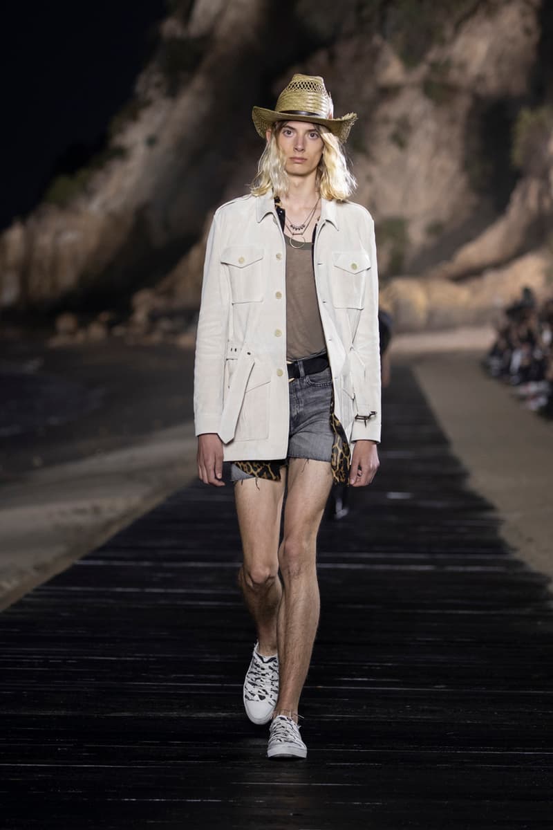 Saint Laurent Spring/Summer 2020 Collection runway ss20 fashion week presentation anthony vaccarello menswear