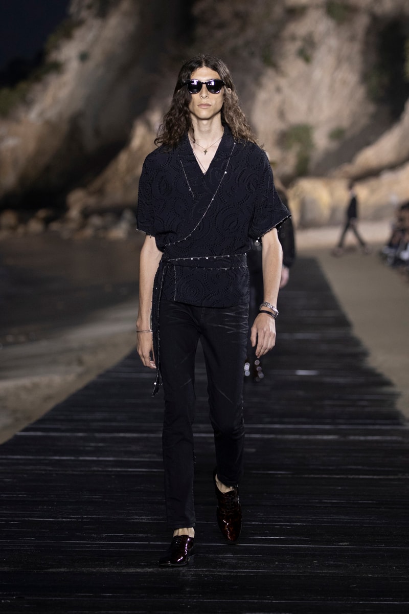 Saint Laurent Spring/Summer 2020 Collection runway ss20 fashion week presentation anthony vaccarello menswear