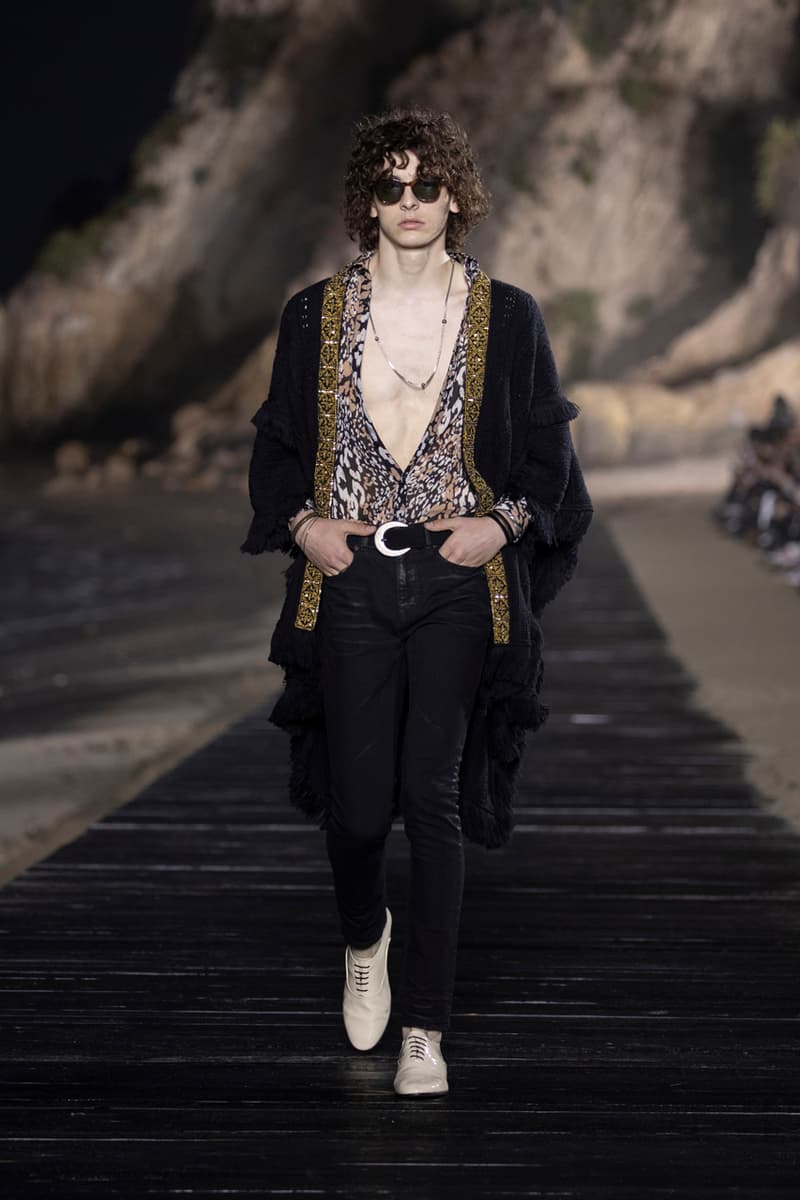 Saint Laurent Spring/Summer 2020 Collection runway ss20 fashion week presentation anthony vaccarello menswear